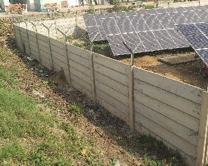 Solar Precast Compound Wall