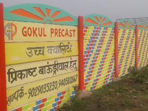 Designer Precast Boundary Wall