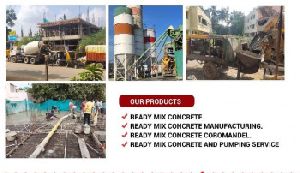 Ready mix concrete manufacturing