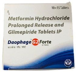 METFORMIN HYDROCHLORIDE PROLONGED RELEASE AND GLIMEPIRIDE TABLETS G2