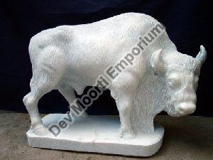 Marble Bull Statue