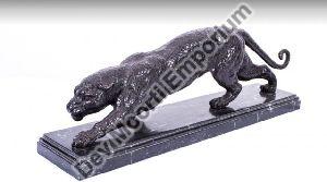 Marble Leopard Statue