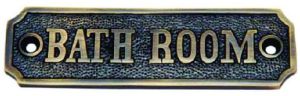 219 Zinc Door Sign