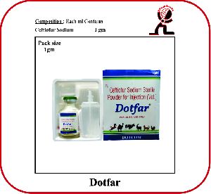 dotfar ceftiofur sodium dry injection
