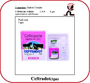 ceftriaxone sodium Injection CEFTRADOT 3gm