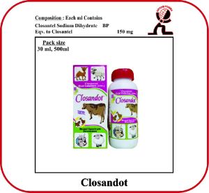 Closandot Oral. Closantel Sodium Dihydrate 150 Mg