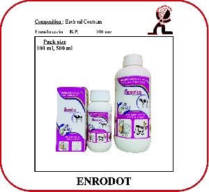 Enrodot Oral. Enrofloxacin 100 Mg