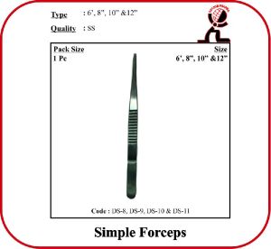 Simple Forceps - 12 Inch