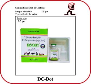 strepto pencillin dry injection INJECTION DC-DOT 2.5 gm