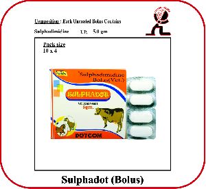 Sulphadimidine 5.0 Gm Bolus BOLUS SULPHADOT