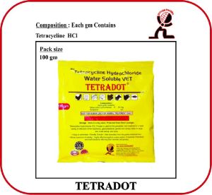 Tetracycline Hydrochloride Oral Powder Brand-Tetradot