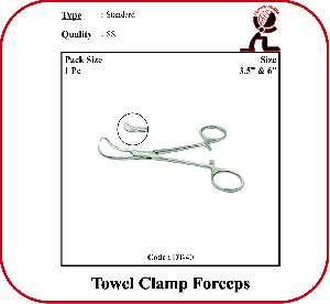 Towel Clamp Forceps 6 Inch