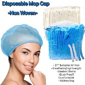 Disposable Non Woven Hairfall Protection Bouffant Cap