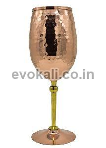 Traditional Copper Wine Glass