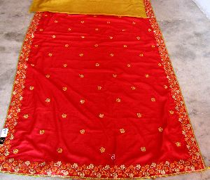 Dola Silk Gotta Patti work saree