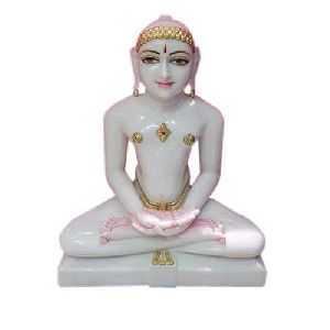 marble mahavir statue