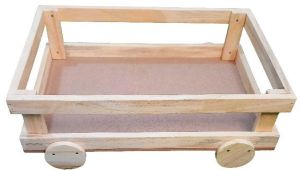 Wooden Wheel Tray