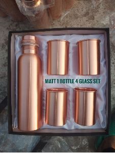 Copper Bottle Gift Set