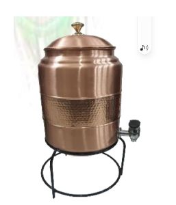 Copper Hammered Water Dispenser