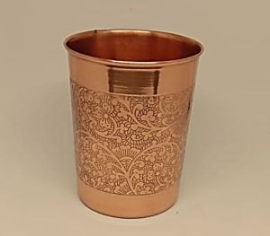 Engraved Copper Glass