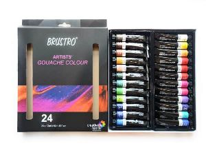 Brustro gouache paints set