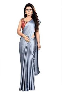 satin silk saree