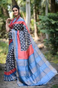 Zari Tussar Silk Saree