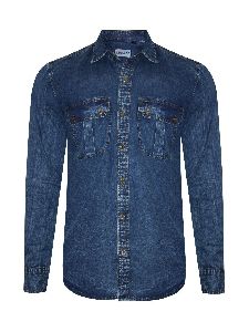 Cotton Blue Denim Shirt