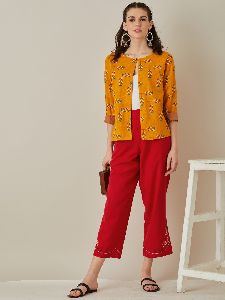 Cotton Embroidered Palazzo