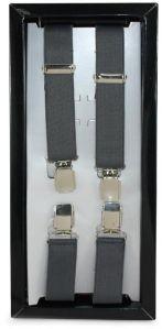 Grey Mens Suspender