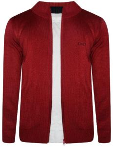 Maroon Zipper Sweater