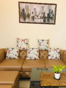 Multicolor Printed Cushion Cover