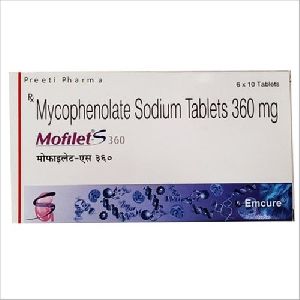 Mofilet S 360 Mycophenolate Sodium Tablets