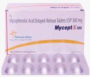 Mycept-S Mycophenolic Acid Delayed-Release Tablets