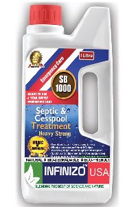Infinizo USA SB 1000 Septic Tank Bacterial Treatment Liquid (Heavy Strong-1 Liter)