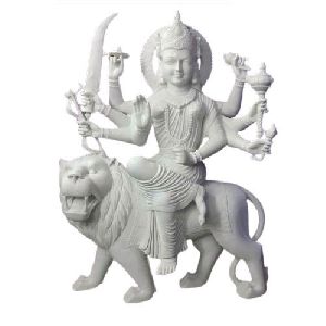 5 Feet Marble Durga Statue