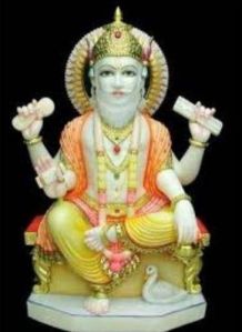 Marble Vishwakarma Statue