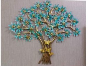 Metal Butterfly Tree Wall Decor