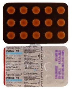 Inderal 10mg Tablets