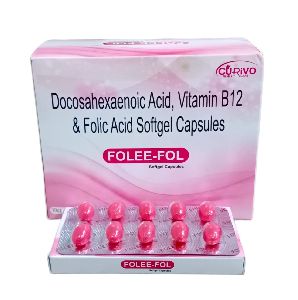 Docosahexaenoic Acid, Vitamin B12 &amp;amp;amp; Folic Acid Softgel Capsules