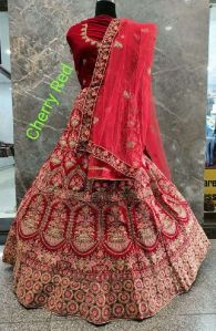 Velvet Lehenga Choli