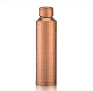 Copper Hammered Bottle