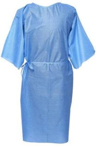 disposable hospital gown