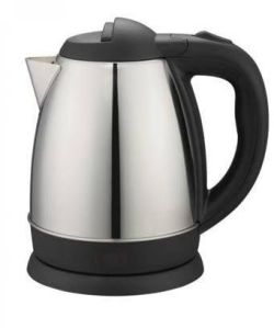 longlife l silver black electric kettle