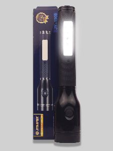 jy super 3600mah black rechargeable laser led flashlight torch