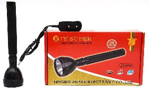 SINDHU JY SUPER 8990 Torch (Black : Rechargeable)