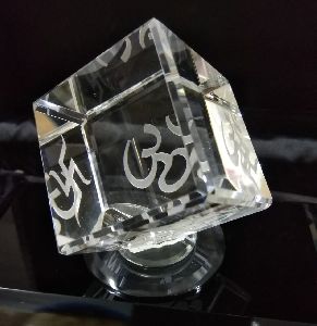 Rectangle 3D Crystal Cube