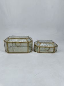 Glass Jewelry Box