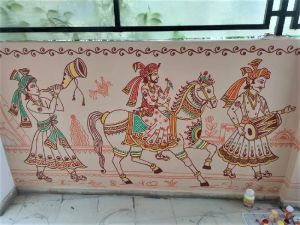 Marriage Wall Painting (Bhit Chitra)