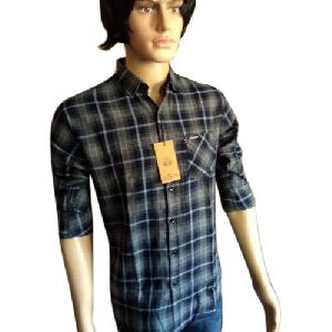 Mens Cotton Checks Shirt